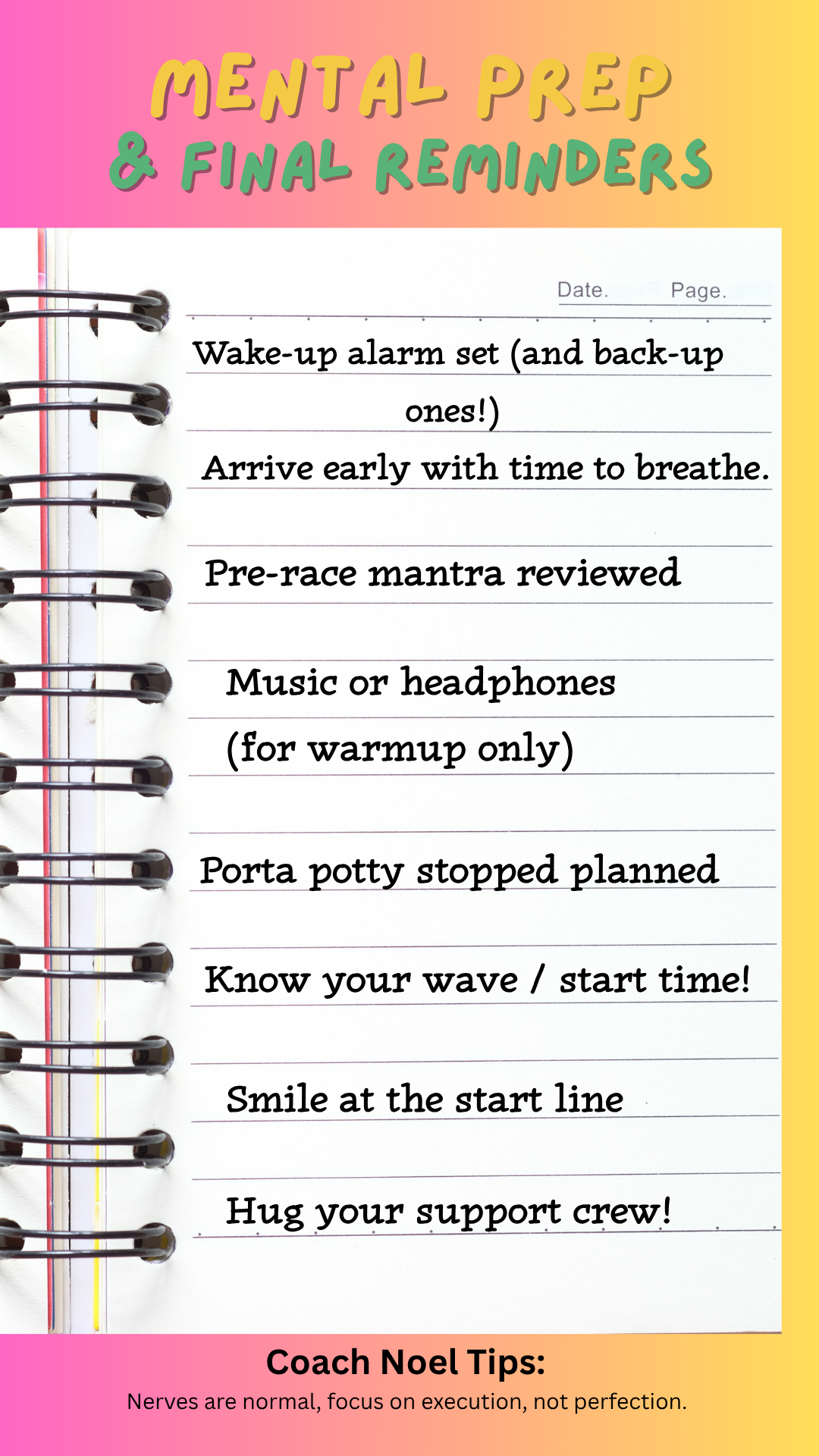 Coach Noel's Ultimate Triathlon Gear Checklist